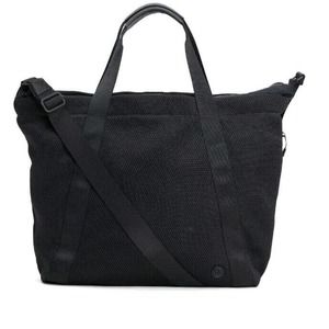 Lululemon Carry The Day Bag (Mesh) Black Tote Weekender XXL Crossbody 15x5x16